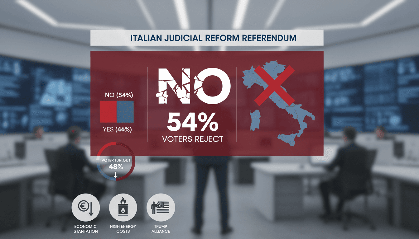 Italian Voters Reject Judicial Reform in Referendum Marking Major Setback for Meloni