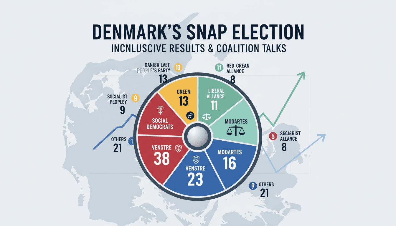 Denmark's Snap Parliamentary Election Results in Coalition Negotiations
