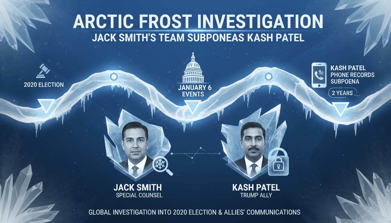 Jack Smith's Team Subpoenas Kash Patel's Phone Records in Election Probe
