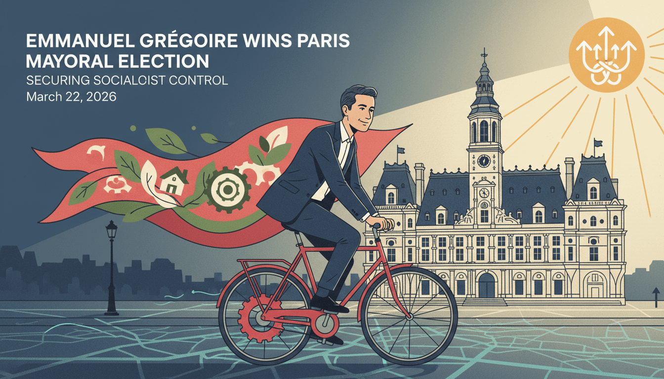 Emmanuel Grégoire Wins Paris Mayoral Election Securing Socialist Control