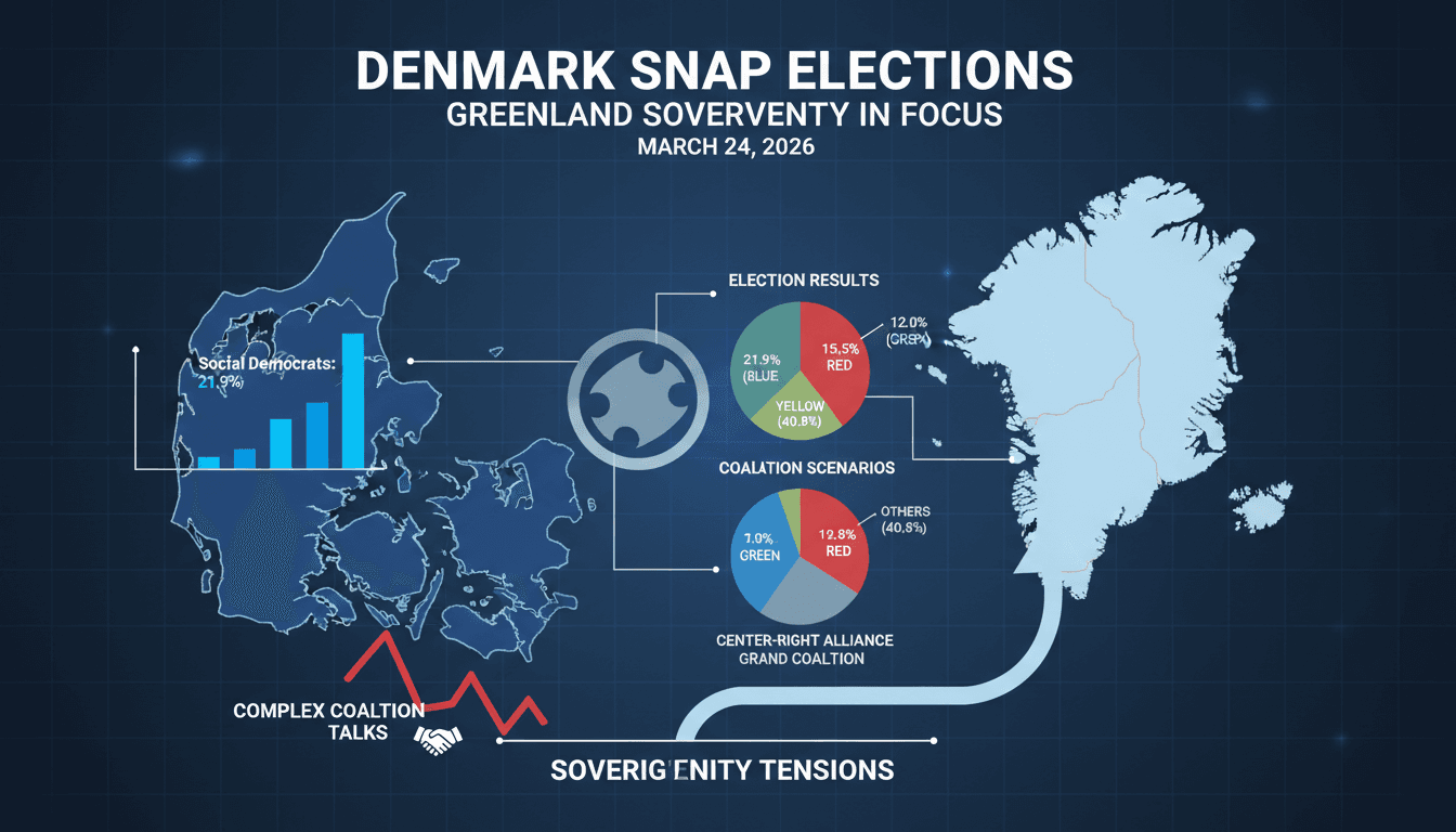 Denmark holds snap parliamentary elections amid Greenland sovereignty tensions