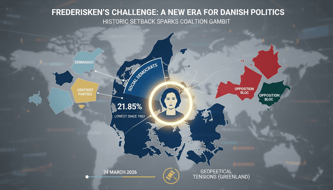 Mette Frederiksen Begins Coalition Talks for Third Term as Danish Prime Minister After Historic Electoral Setback