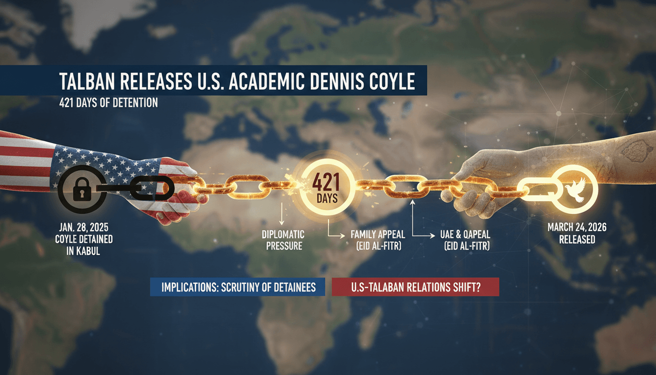 Taliban Releases U.S. Academic Dennis Coyle After 421 Days of Detention