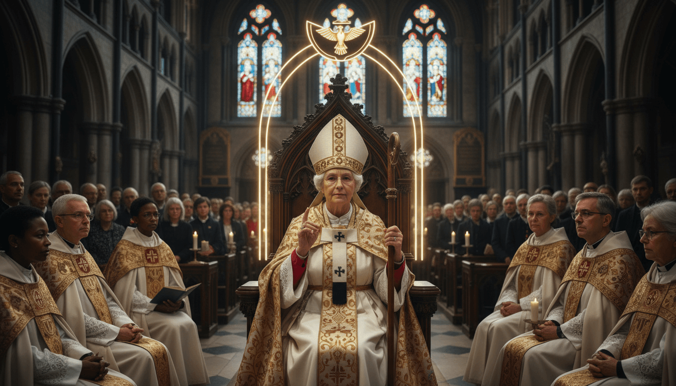 Sarah Mullally becomes first female Archbishop of Canterbury