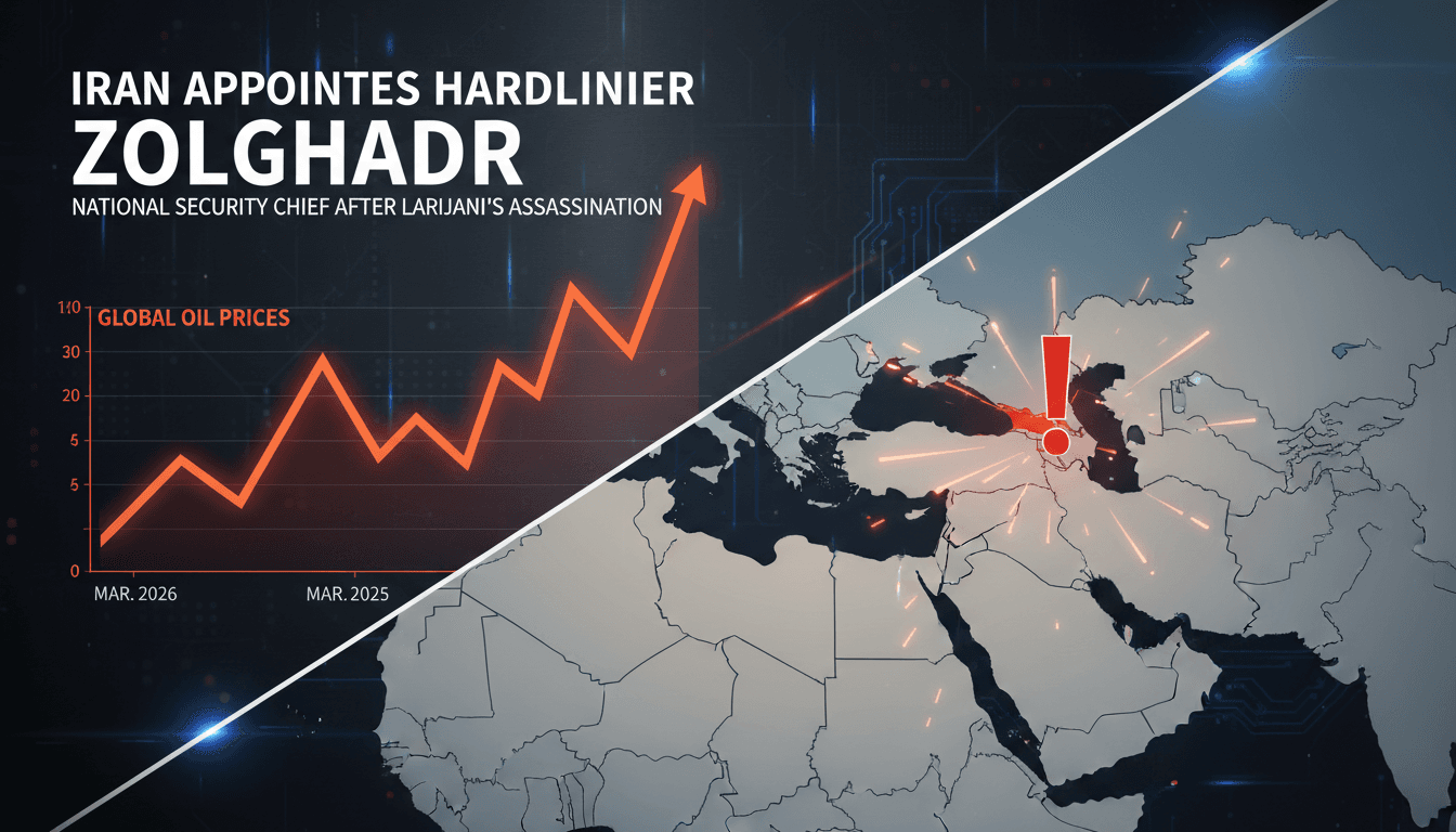 Iran Appoints Hardliner Zolghadr as National Security Chief After Larijani's Assassination