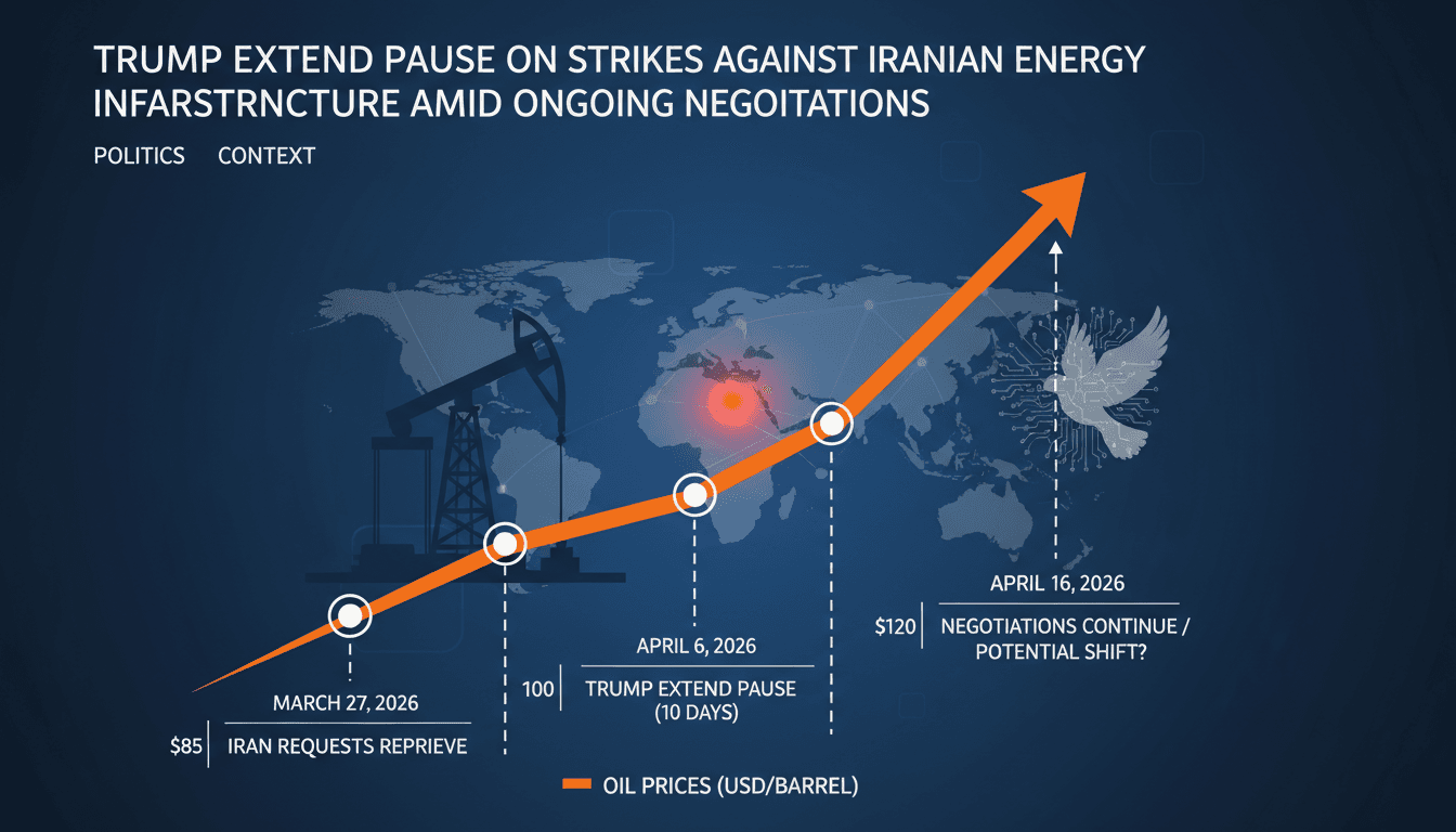 Trump Extends Pause on Strikes Against Iranian Energy Infrastructure Amid Ongoing Negotiations