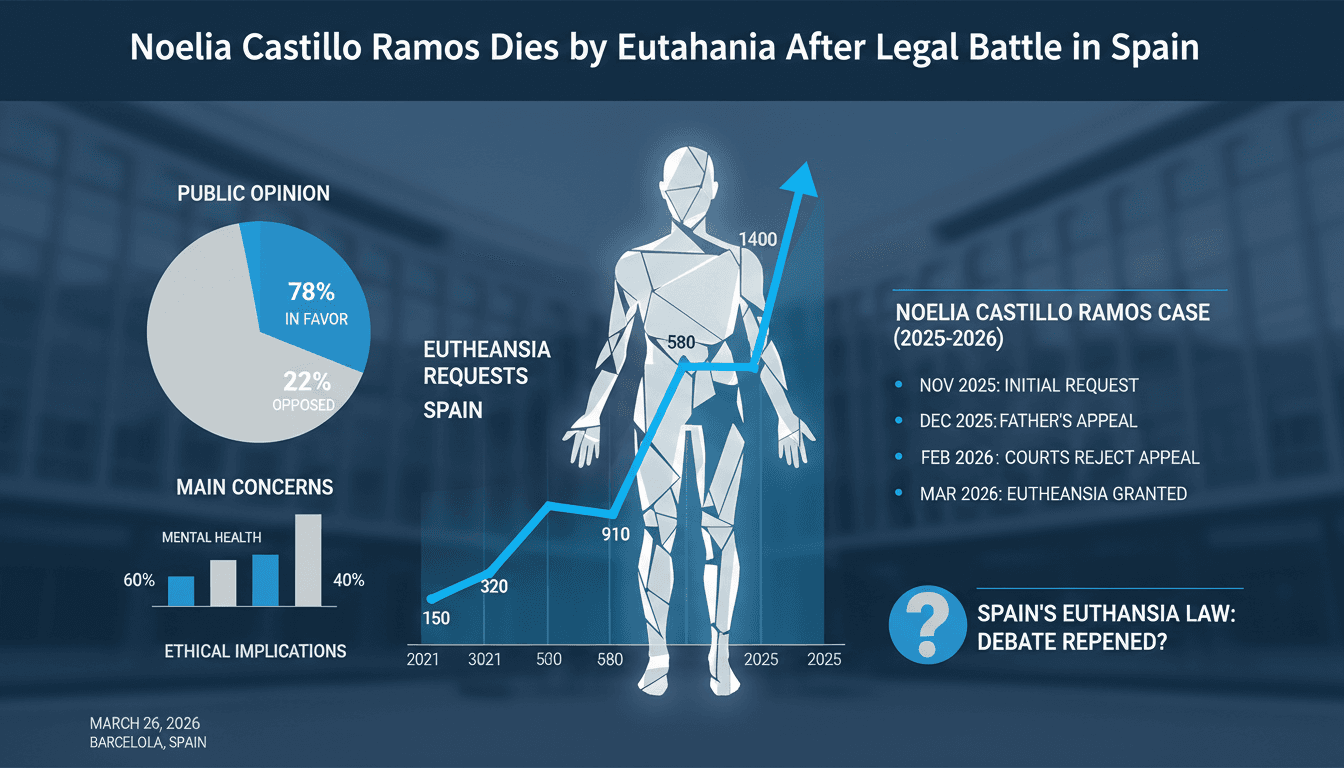 Noelia Castillo Ramos Dies by Euthanasia After Legal Battle in Spain