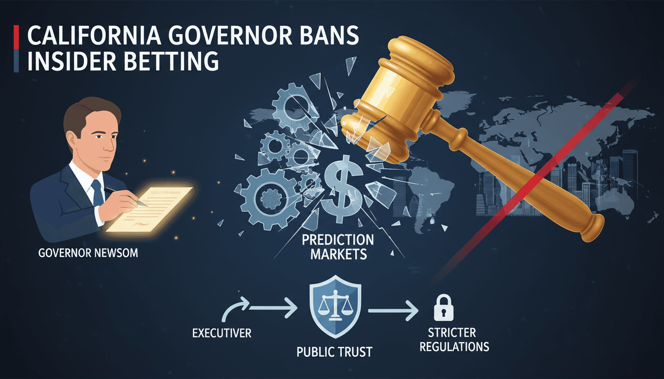 California Governor Bans Insider Betting for Gubernatorial Appointees