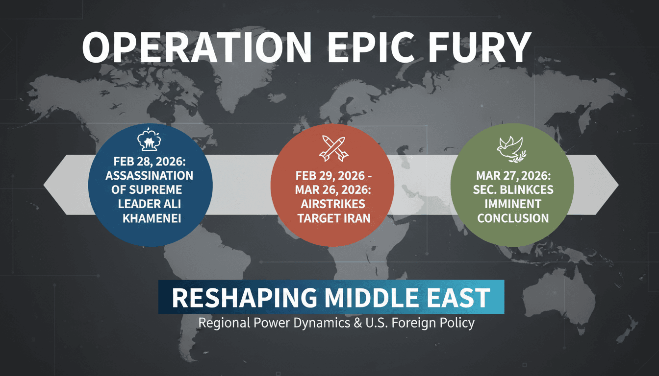 U.S. Secretary of State Marco Rubio Announces Imminent Conclusion of Military Operation Against Iran