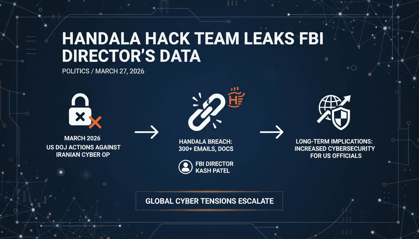 Handala Hack Team Leaks Personal Data of FBI Director Kash Patel