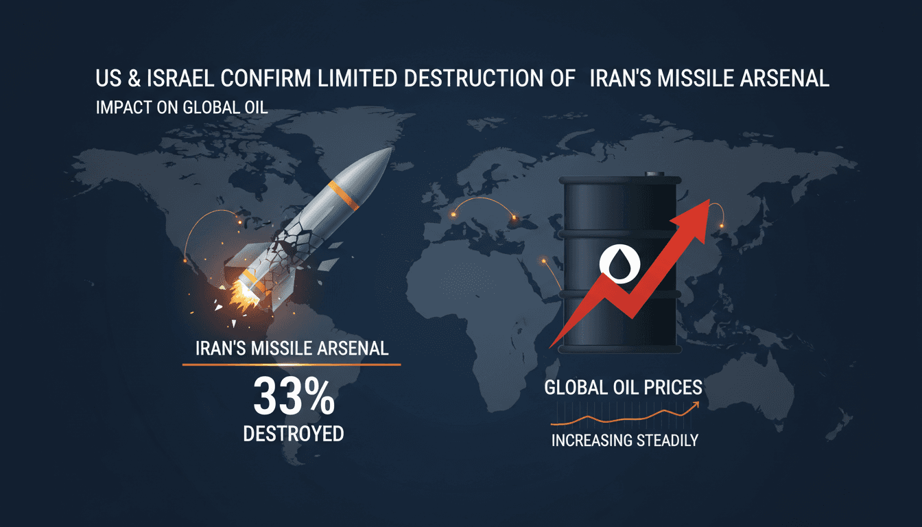 US and Israel Confirm Limited Destruction of Iran's Missile Arsenal Amid Ongoing Airstrikes
