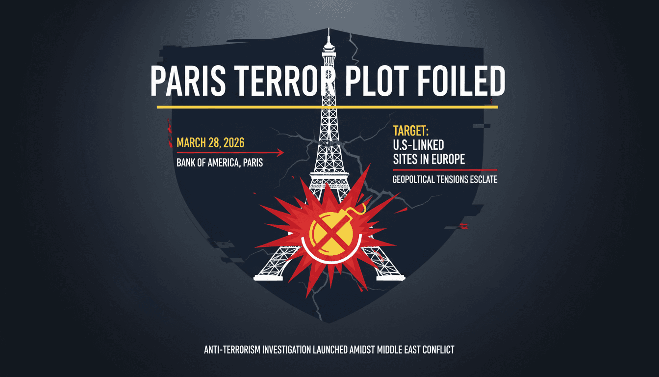 French authorities launch anti-terrorism investigation following thwarted bombing attempt in Paris