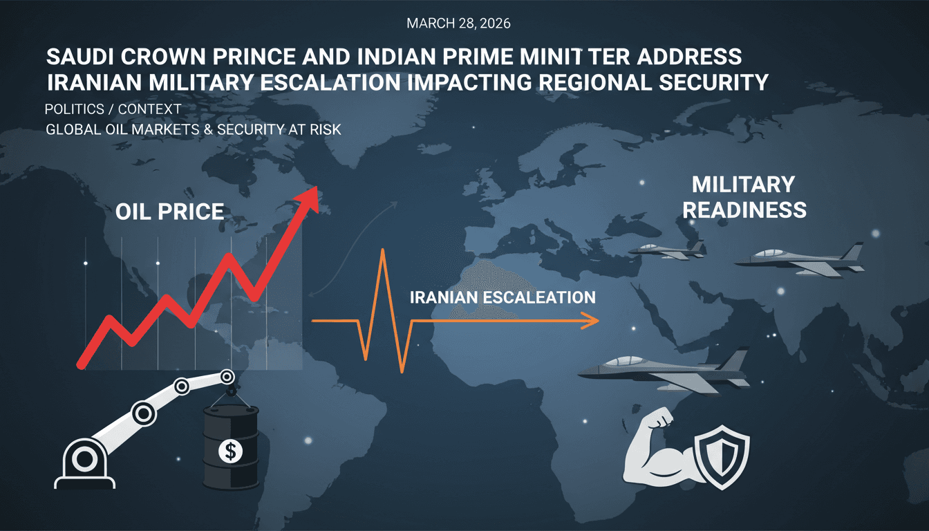 Saudi Crown Prince and Indian Prime Minister Address Iranian Military Escalation Impacting Regional Security