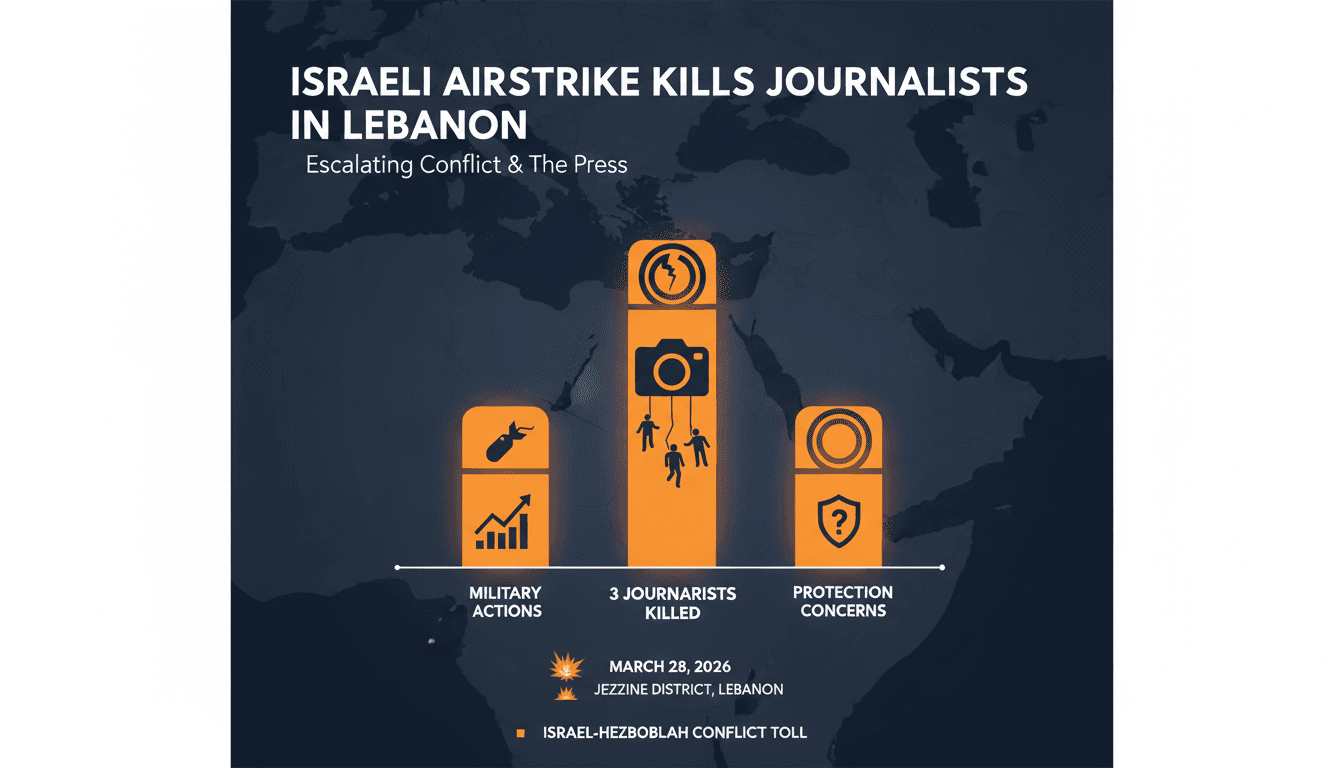 Israeli Airstrike Targets Journalists in Lebanon Amid Escalating Conflict