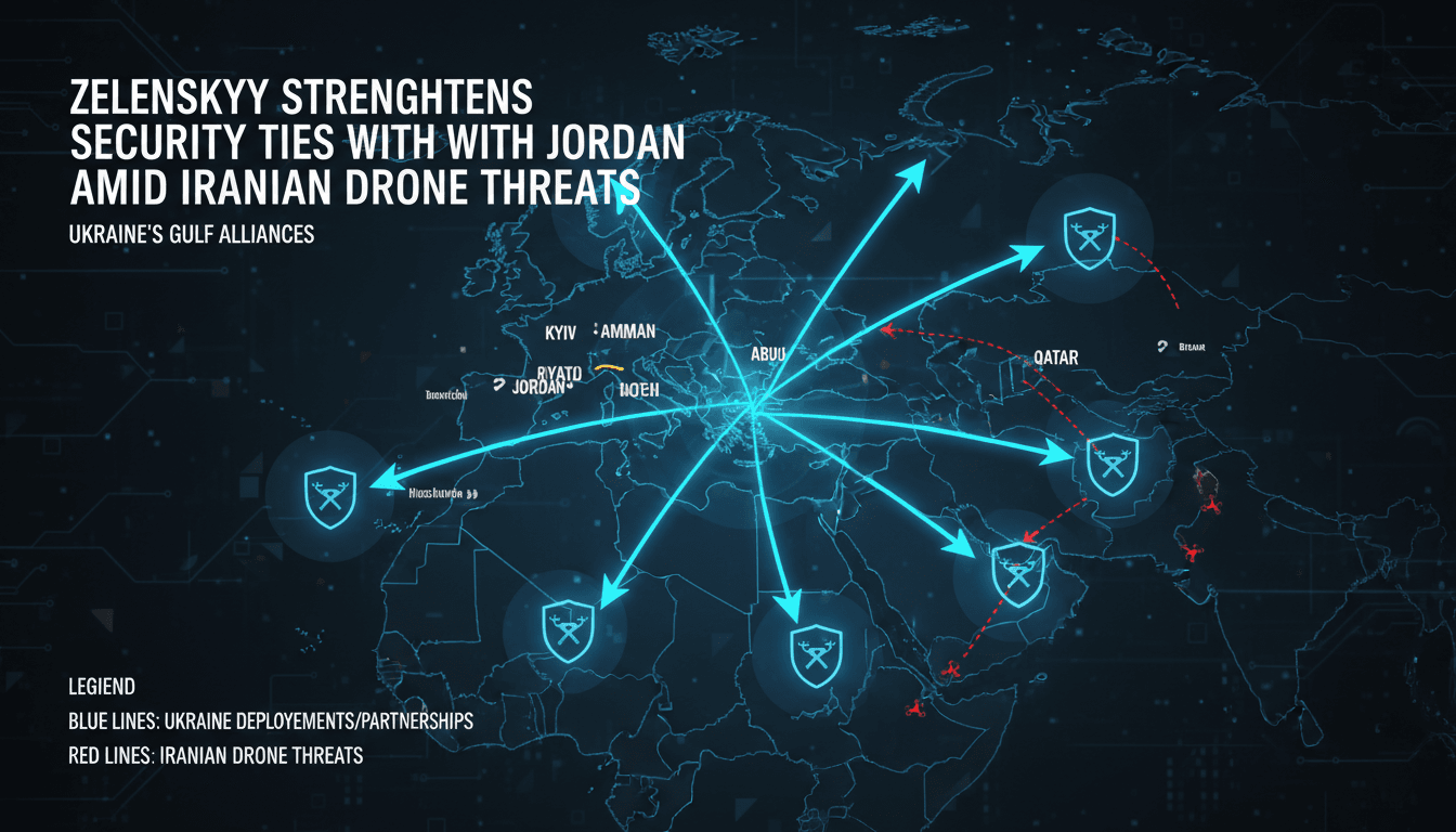 Zelenskyy Strengthens Security Ties with Jordan Amid Iranian Drone Threats