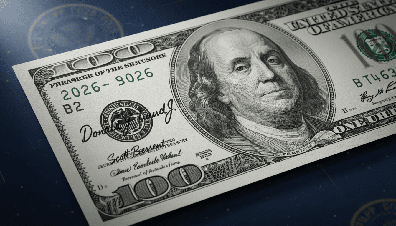 Trump's Signature to Feature on New U.S. Paper Currency for First Time in History