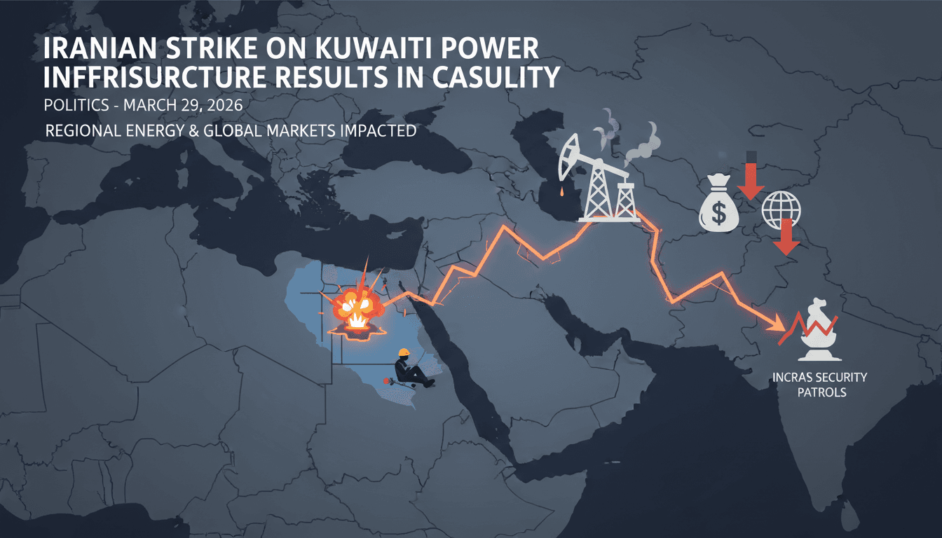 Iranian Strike on Kuwaiti Power Infrastructure Results in Casualty