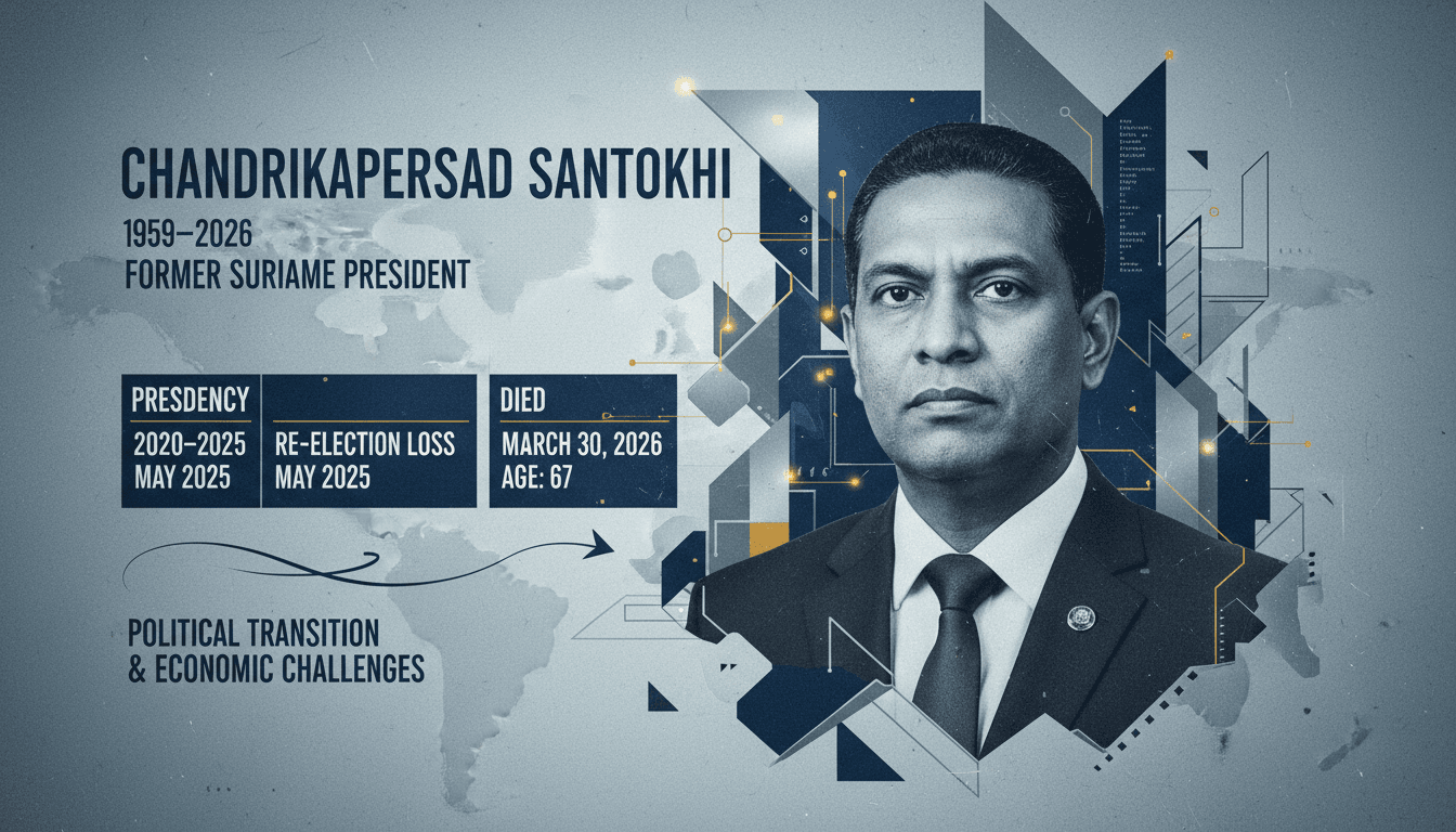 Chandrikapersad Santokhi, former Suriname president, dies at 67