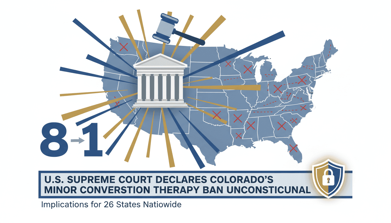 U.S. Supreme Court Declares Colorado's Minor Conversion Therapy Ban Unconstitutional