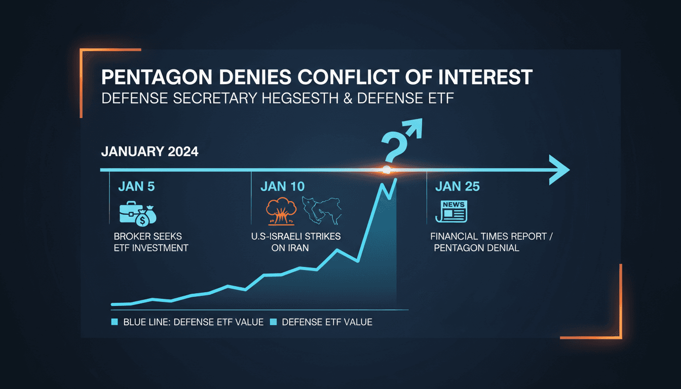 Pentagon Denies Allegations of Conflict of Interest Involving Defense Secretary Hegseth