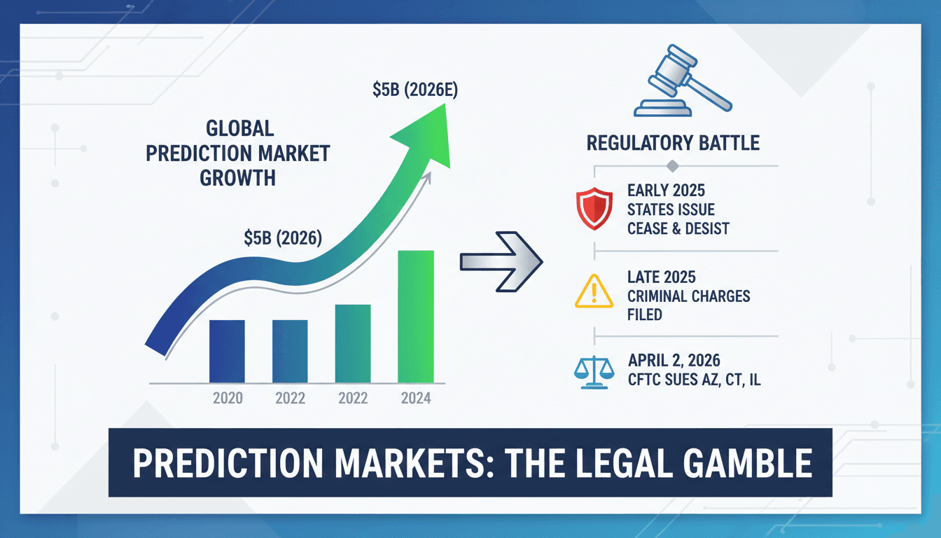 CFTC Files Lawsuits Against Arizona, Connecticut, and Illinois Over Prediction Market Regulations