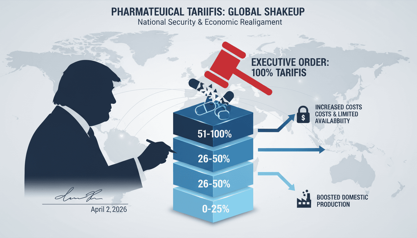 Trump Signs Executive Order for 100 Percent Tariffs on Imported Pharmaceuticals