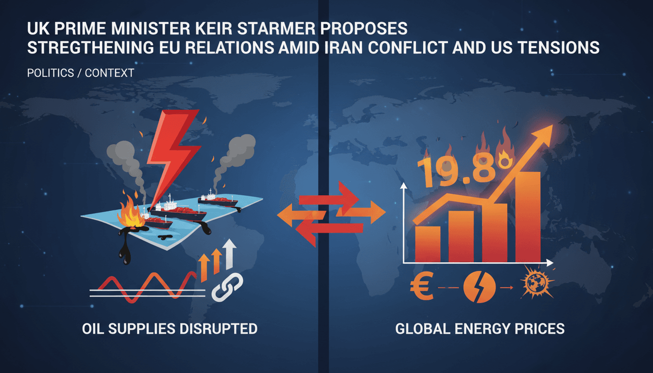 UK Prime Minister Keir Starmer Proposes Strengthening EU Relations Amid Iran Conflict and US Tensions