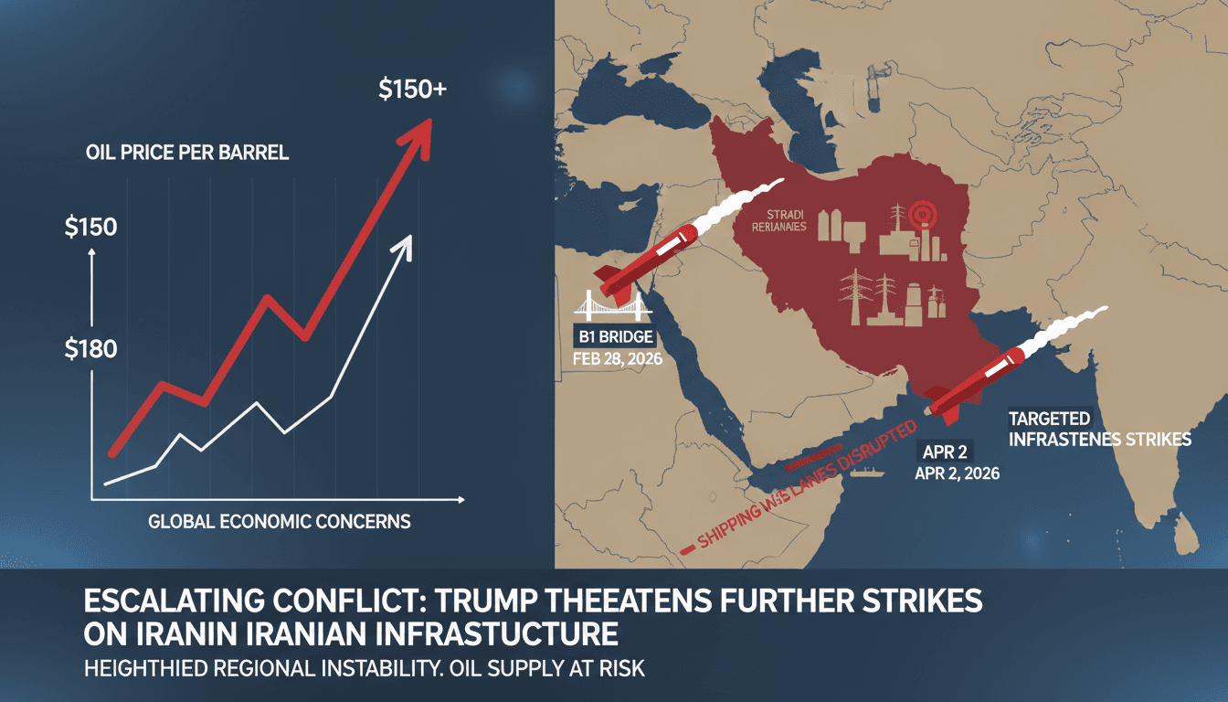 Trump Threatens Further Strikes on Iranian Infrastructure Amid Escalating Conflict