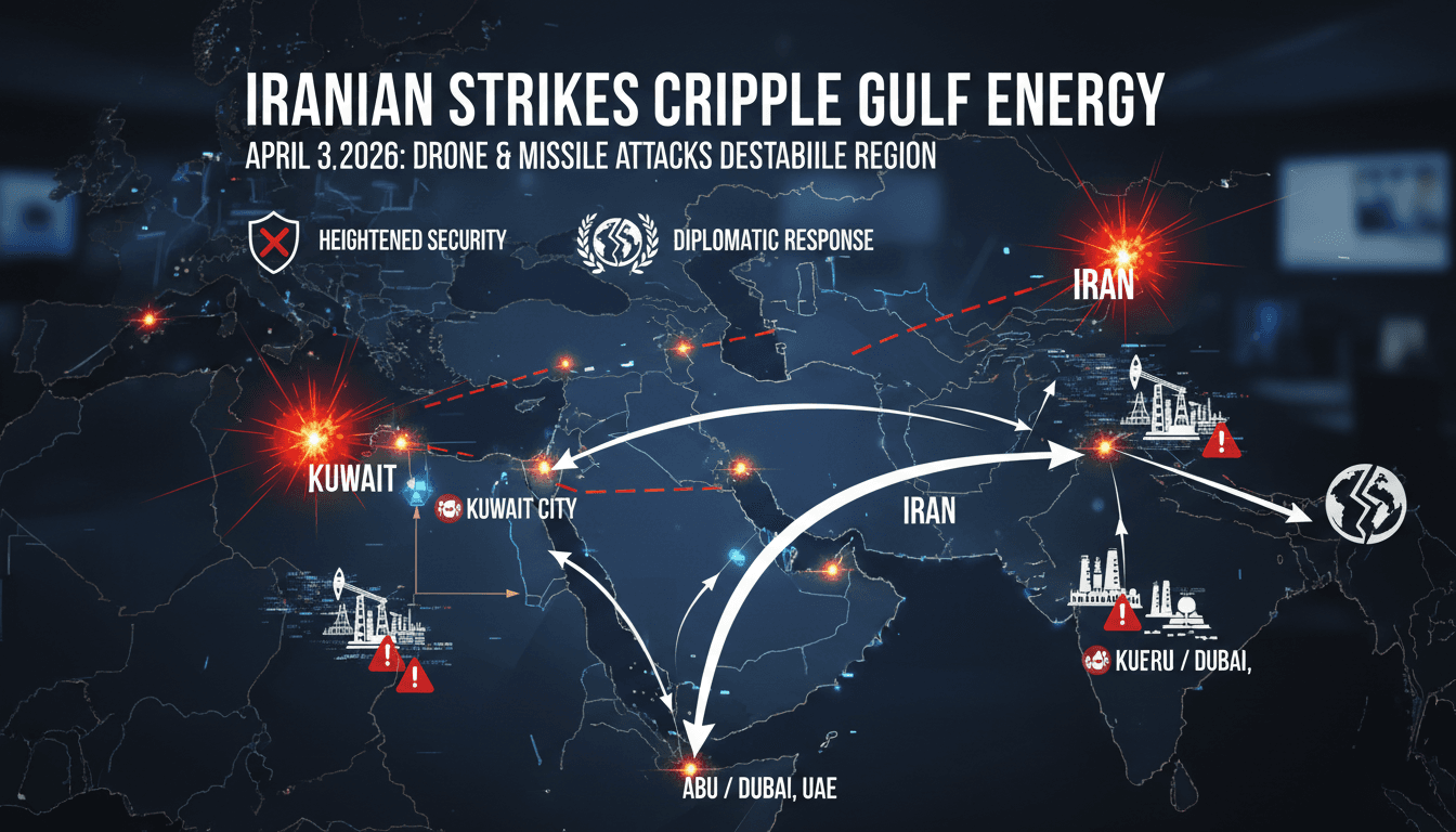 Iranian Drone and Missile Strikes Hit Energy Infrastructure in Kuwait and UAE