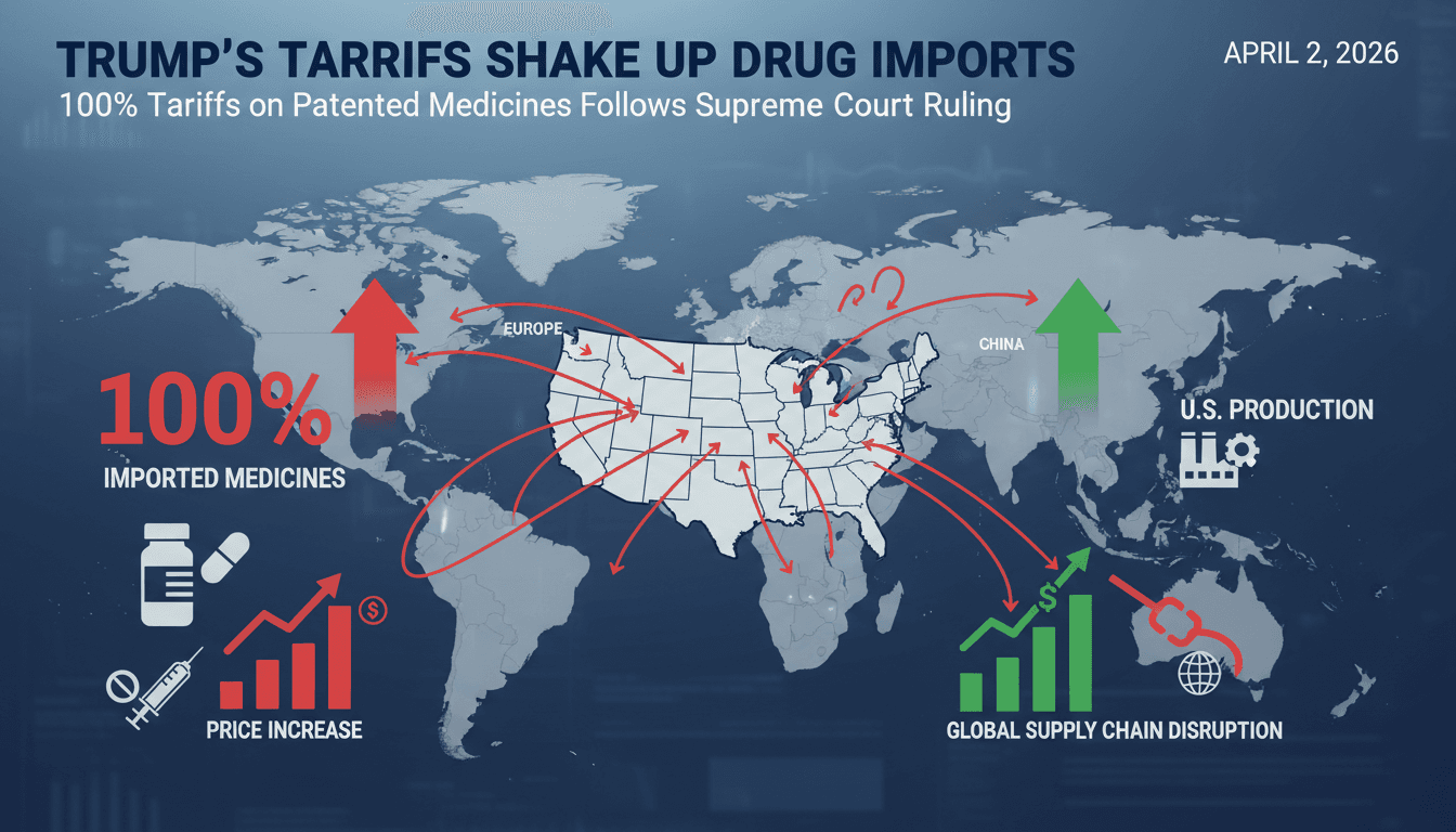 Trump Imposes 100% Tariffs on Imported Patented Medicines Following Supreme Court Ruling