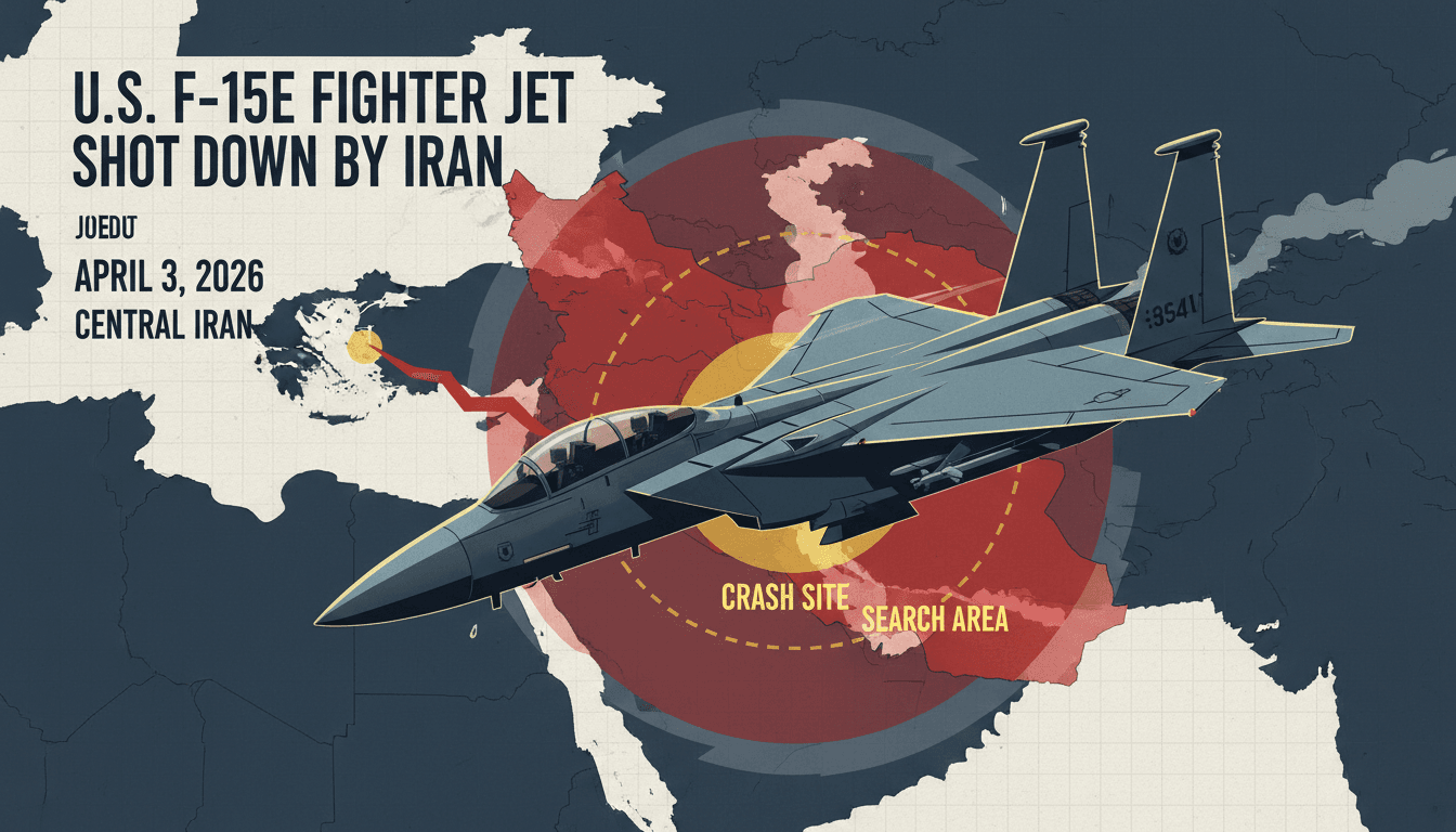 U.S. F-15E Fighter Jet Shot Down by Iran Amid Ongoing Conflict