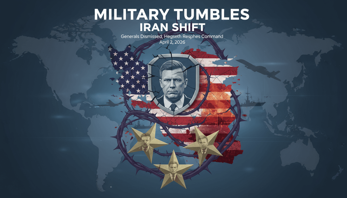 Pete Hegseth Dismisses Key US Army Generals Amid Iran Conflict