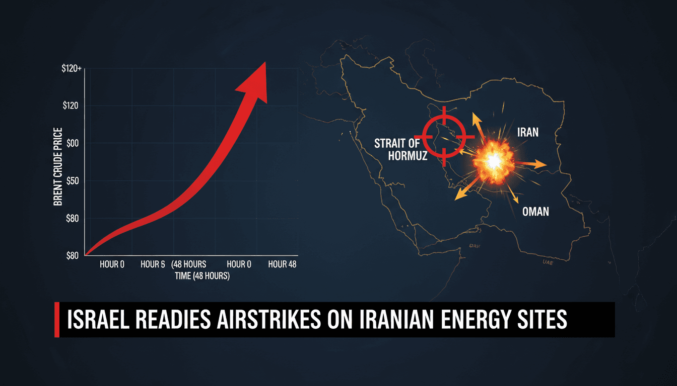 Israel Readies Airstrikes on Iranian Energy Sites Awaiting US Approval
