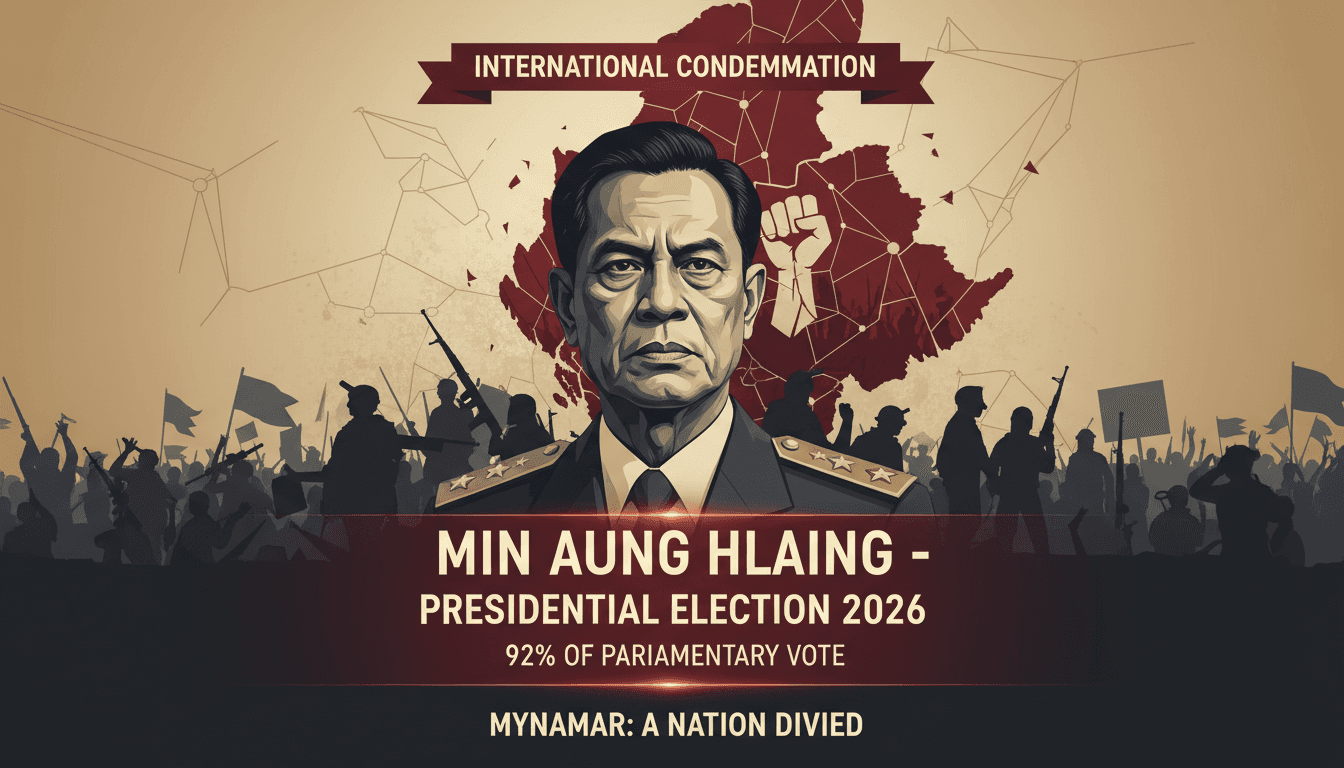 Min Aung Hlaing Assumes Presidency of Myanmar Amid International Condemnation