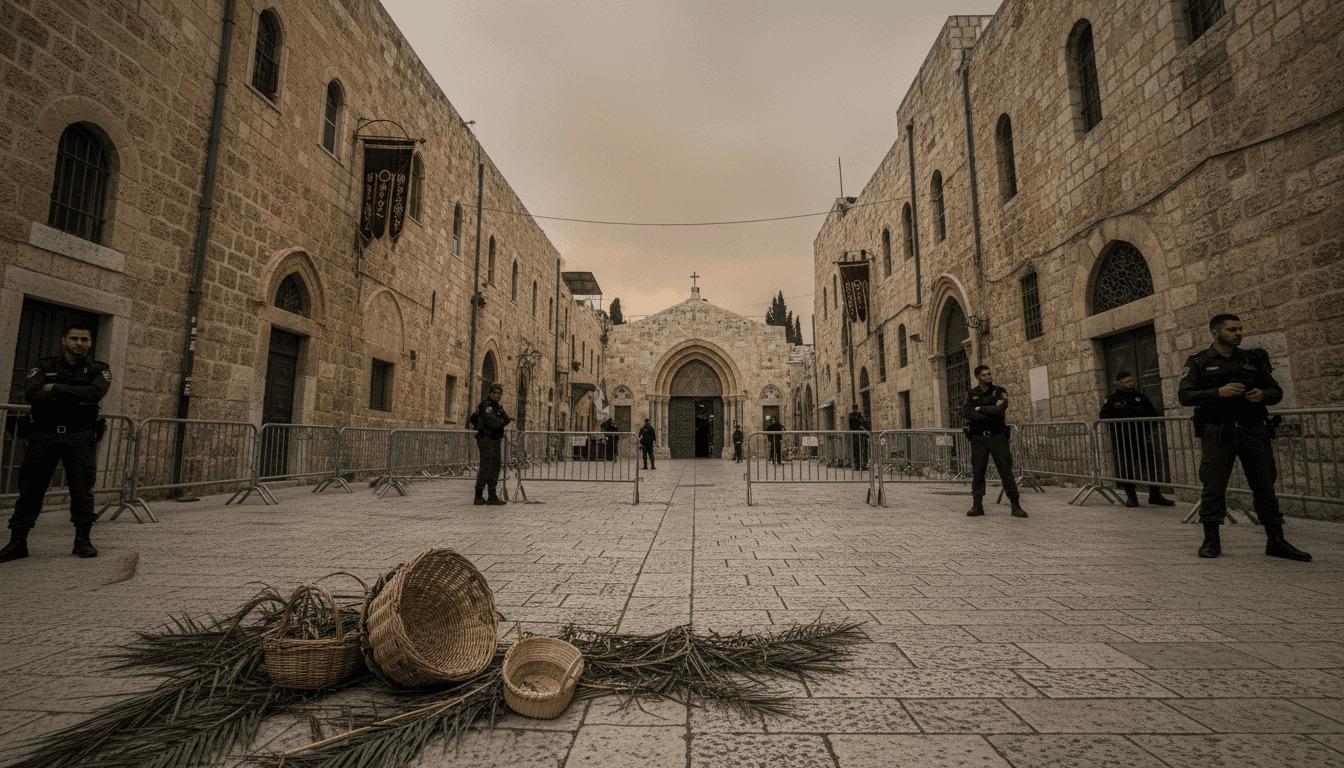 Easter Observance at Jerusalem's Holy Sepulchre Limited by Ongoing Israel-Iran War