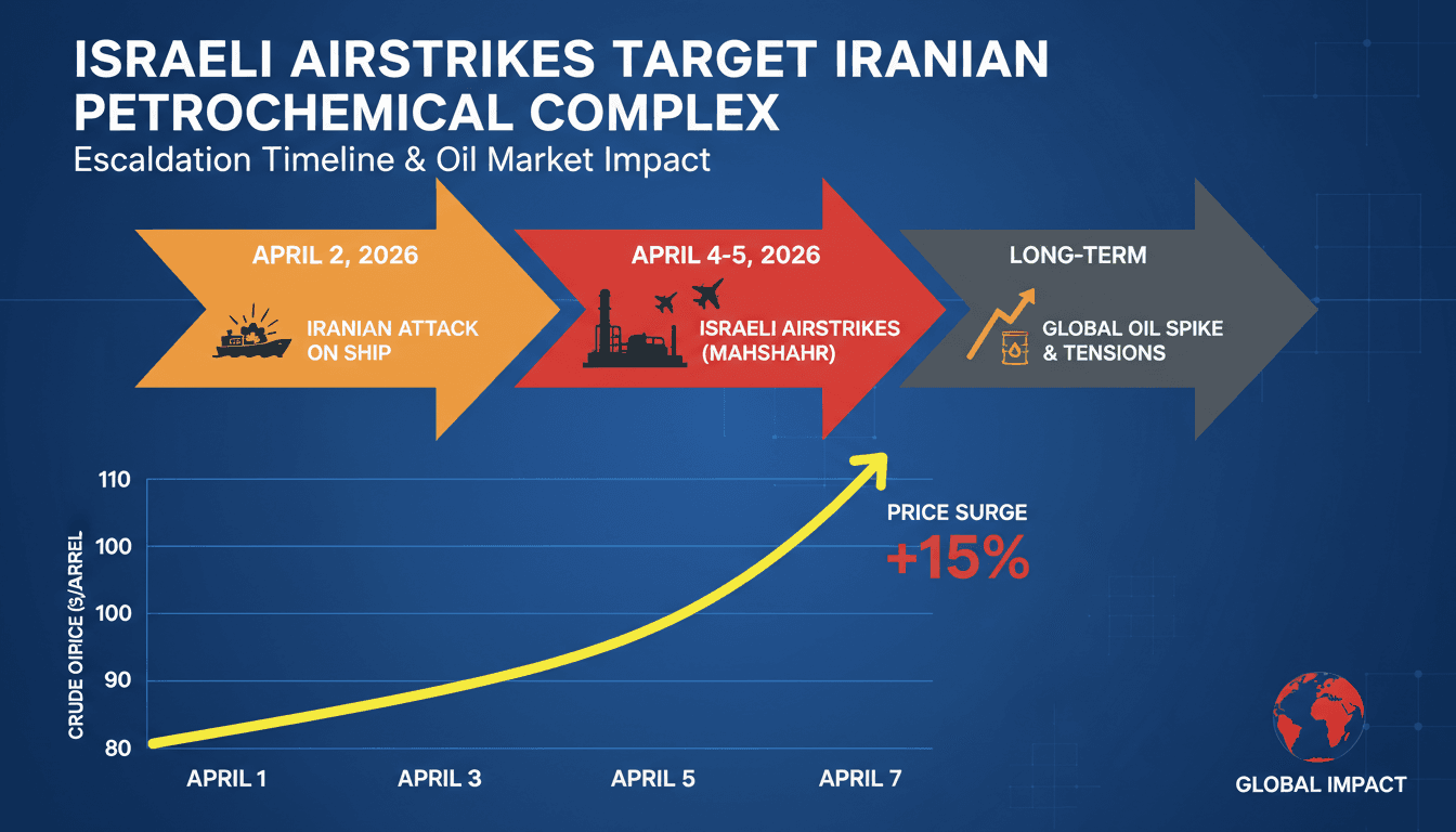 Israeli Airstrikes Target Iranian Petrochemical Complex Amid Ongoing Conflict