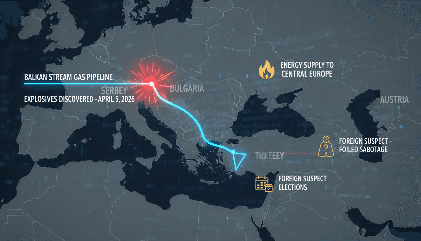Explosives Discovered Near Balkan Stream Gas Pipeline in Serbia