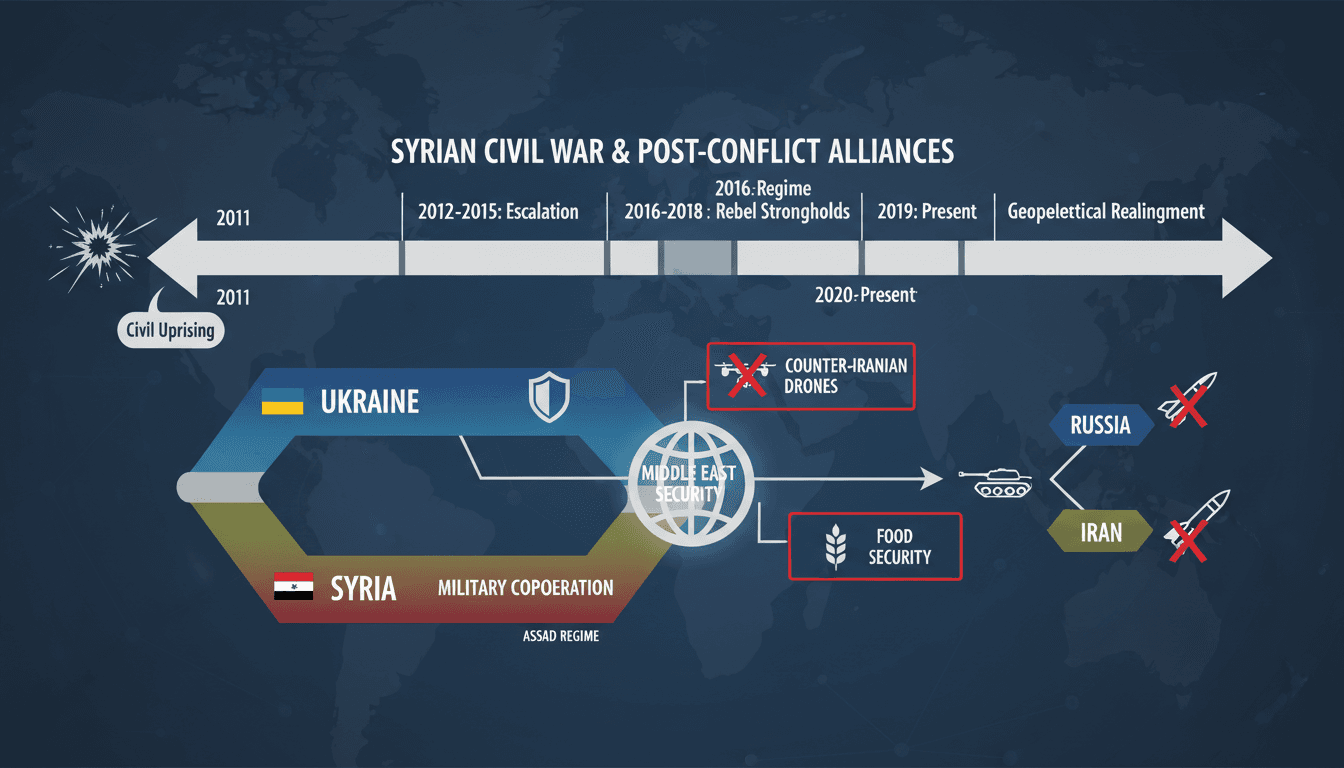 Zelensky and al-Sharaa Discuss Military Cooperation in Damascus