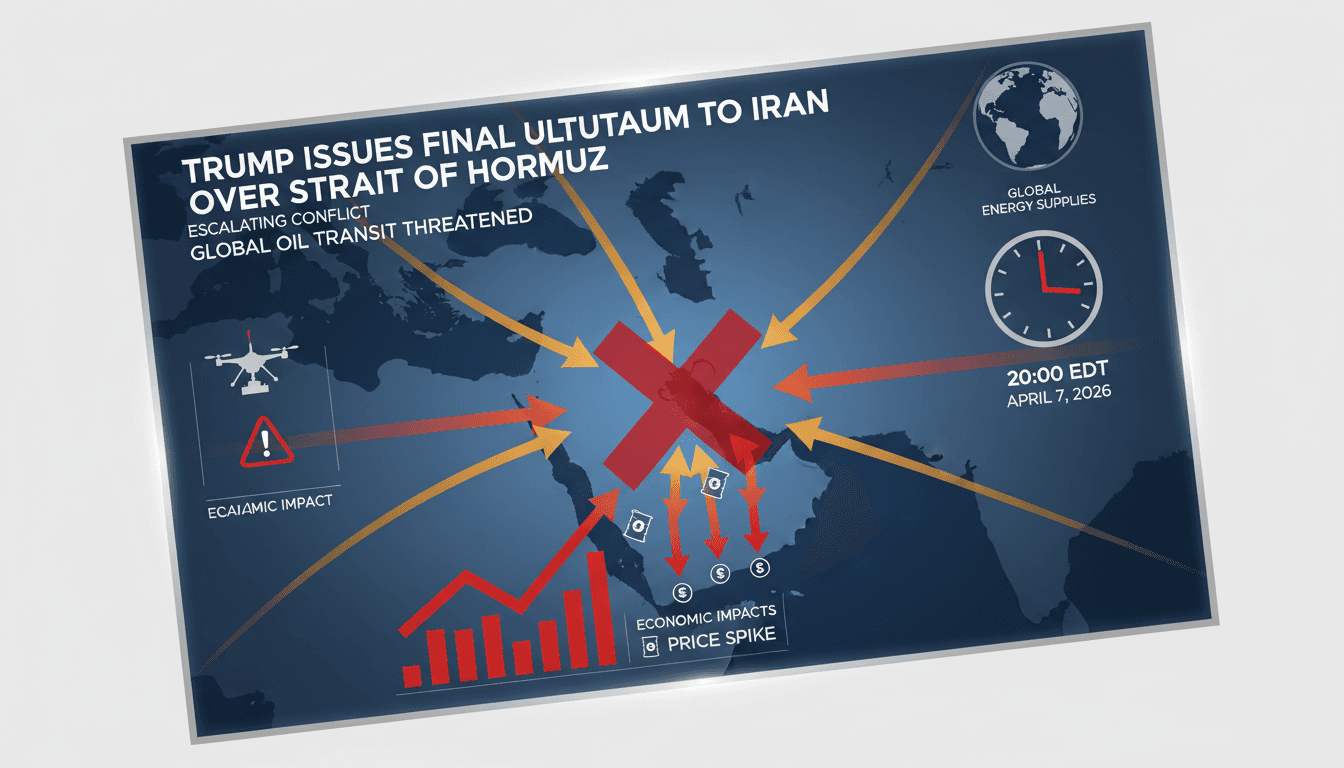 Trump Issues Final Ultimatum to Iran Over Strait of Hormuz Amid Escalating Conflict