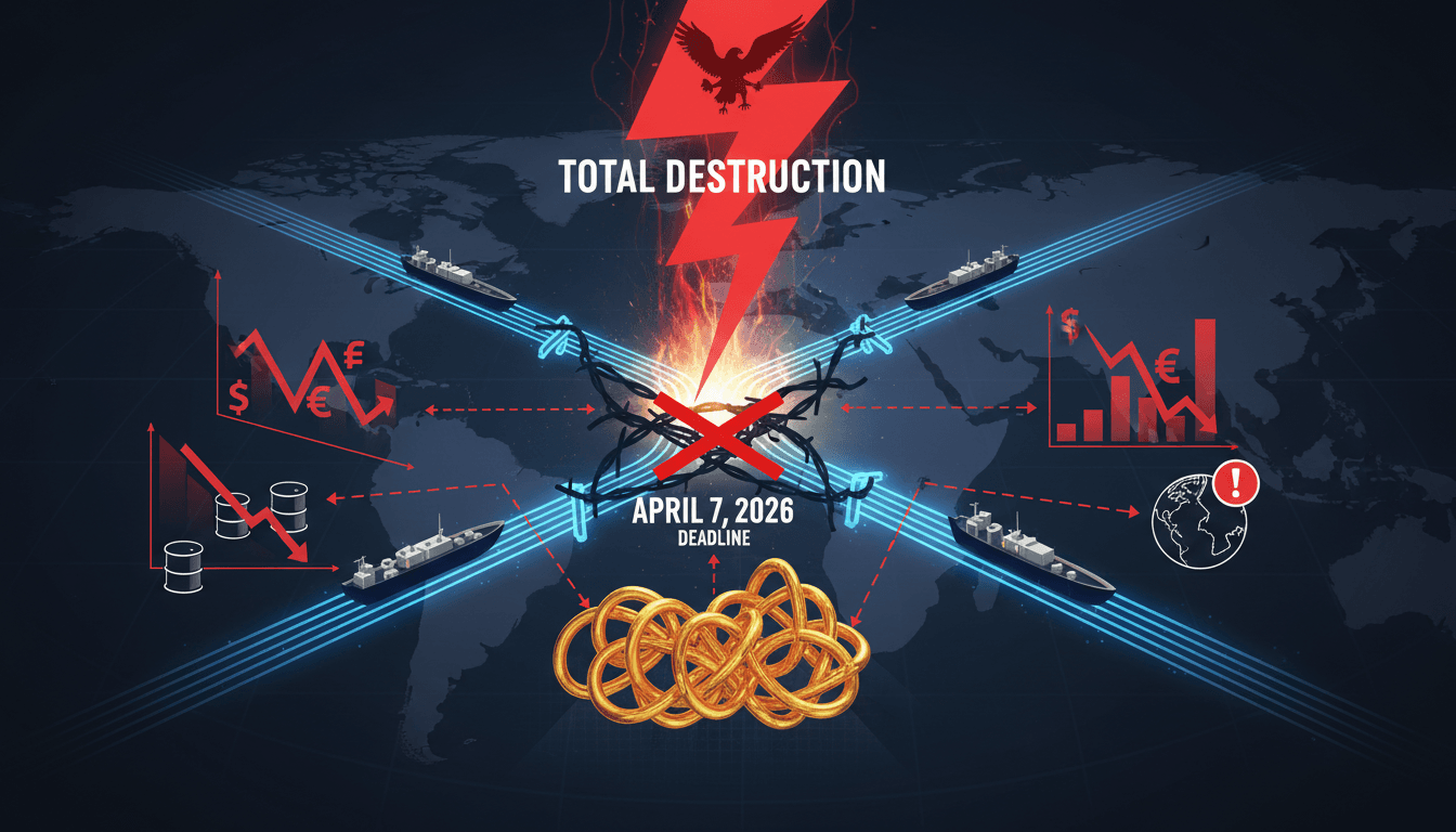 Trump Issues Ultimatum to Iran Threatening Total Destruction