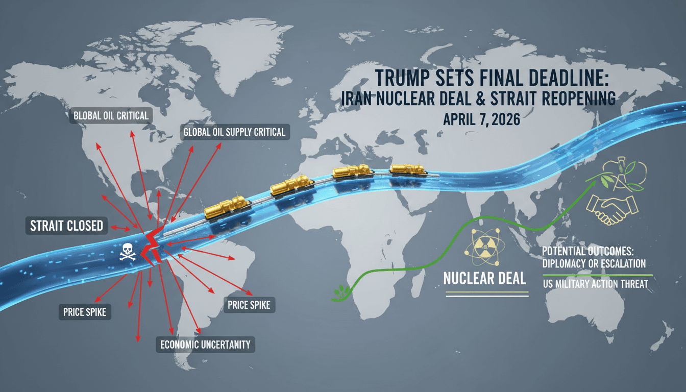 Trump Sets Final Deadline for Iran Nuclear Deal and Strait of Hormuz Reopening