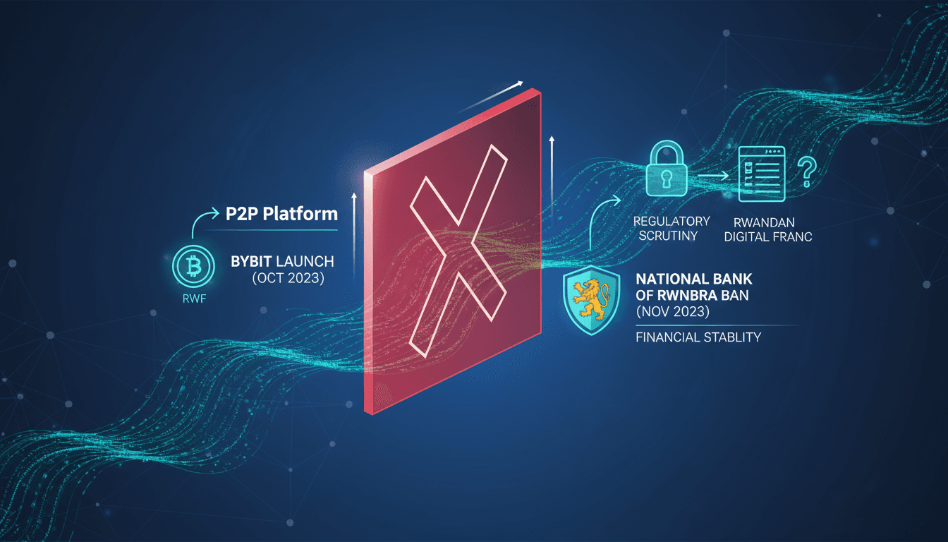 National Bank of Rwanda Reiterates Cryptocurrency Ban Following Bybit's P2P Launch