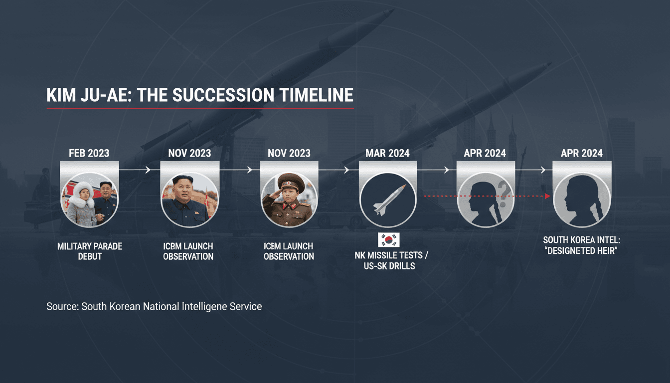 Kim Ju-ae Identified as Successor to Kim Jong-un by South Korean Intelligence