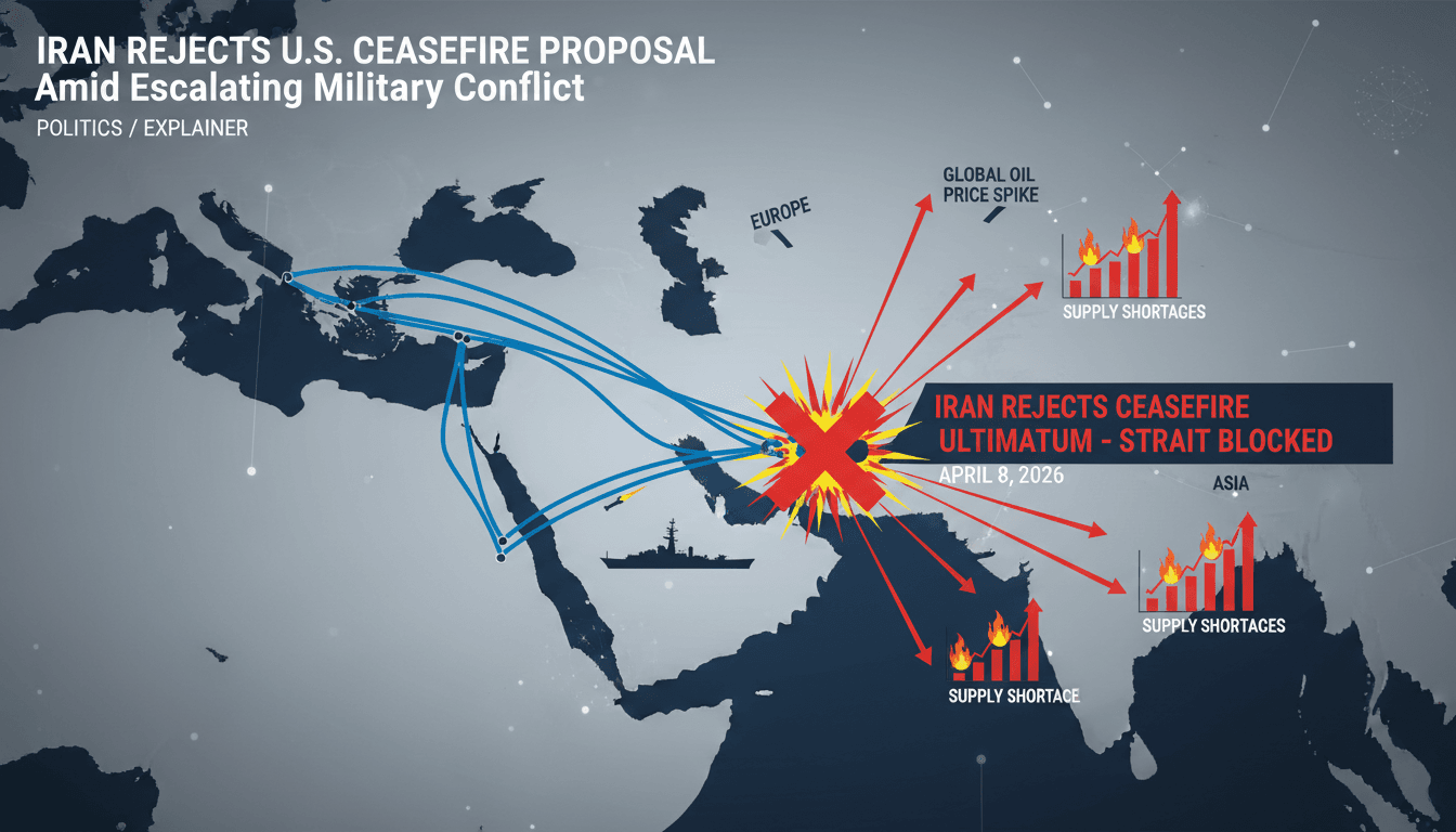 Iran Rejects U.S. Ceasefire Proposal Amid Escalating Military Conflict