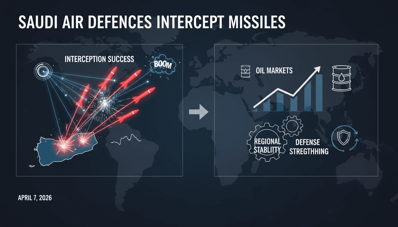 Saudi Air Defences Successfully Intercept Seven Ballistic Missiles Targeting Eastern Province