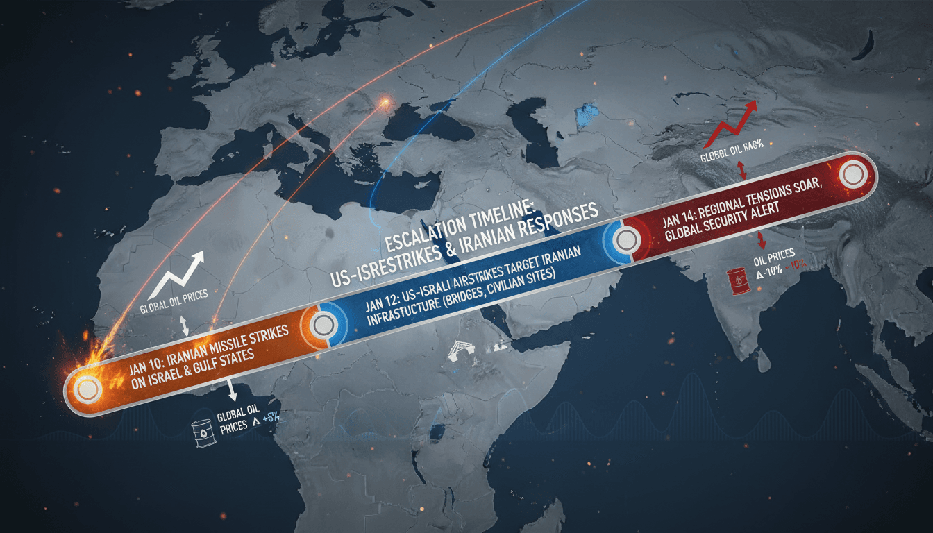 US-Israeli Airstrikes Target Iranian Infrastructure Amid Escalating Conflict