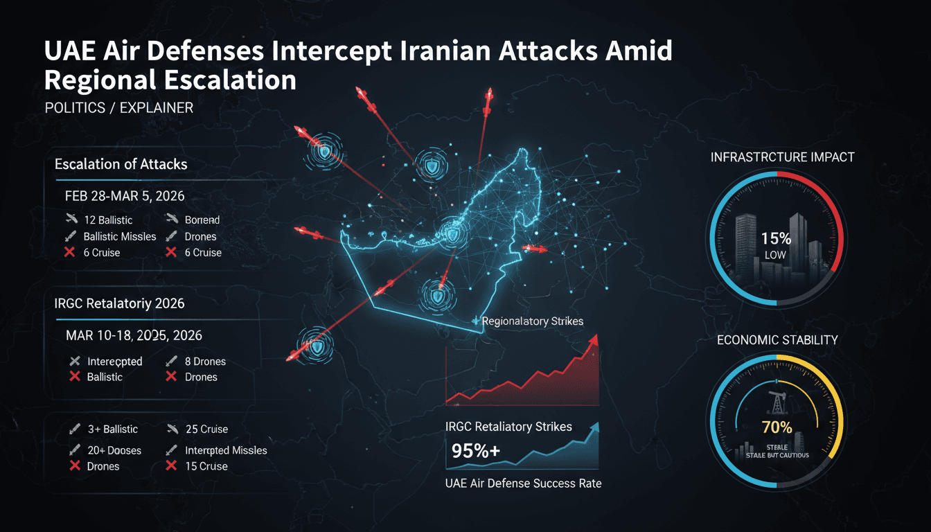 UAE Air Defenses Intercept Iranian Attacks Amid Regional Escalation