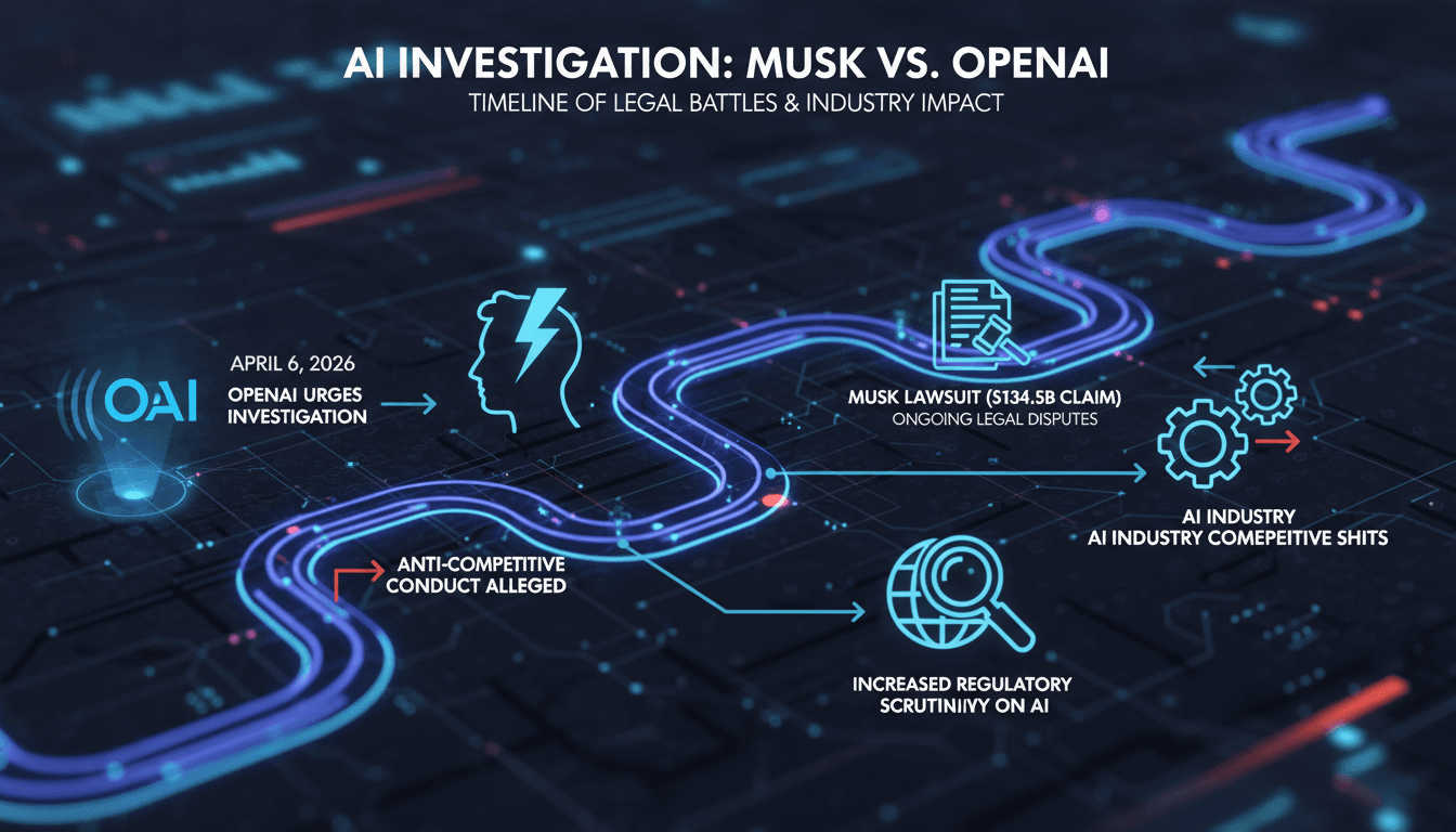 OpenAI Requests Investigation of Elon Musk for Alleged Anti-Competitive Behavior