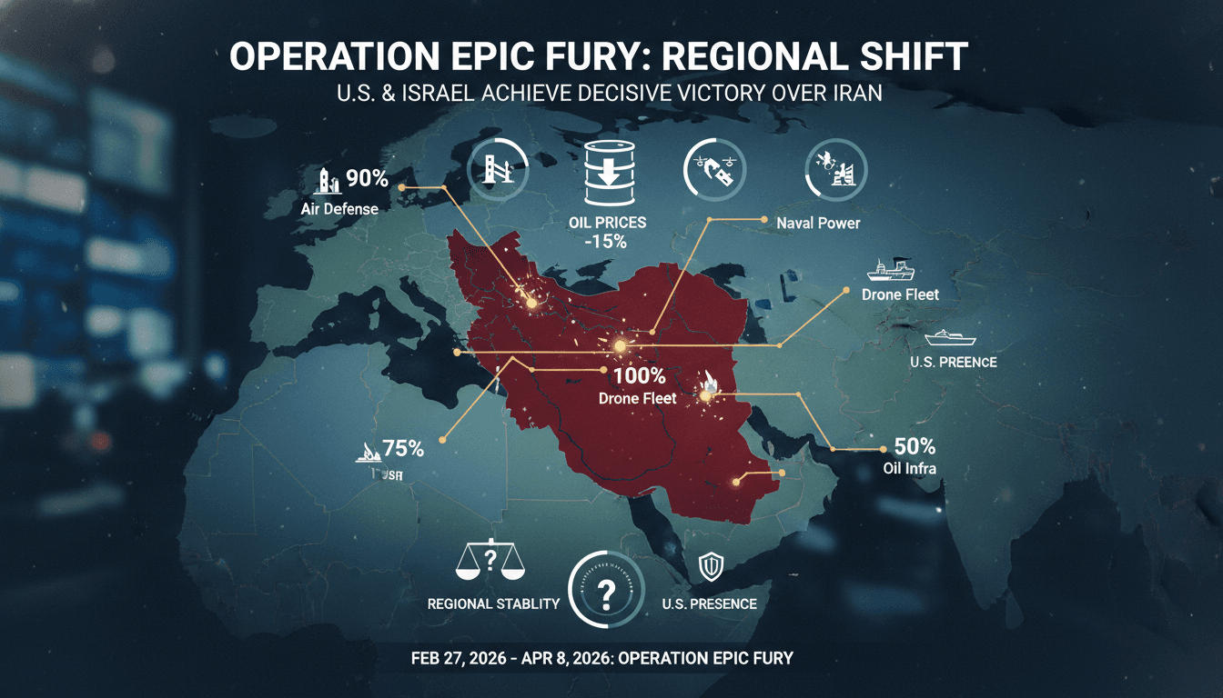 U.S. and Israel Achieve Military Victory Over Iran in Operation Epic Fury