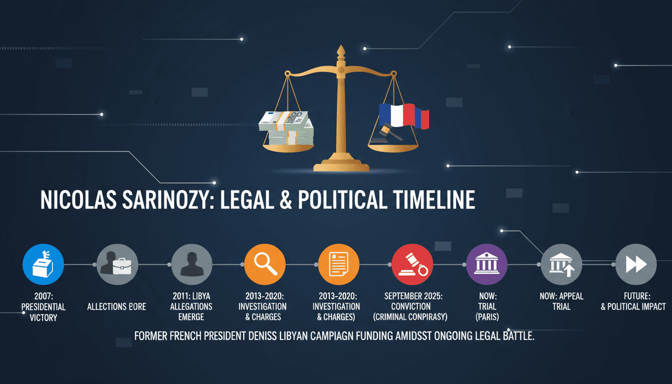 Nicolas Sarkozy Denies Libyan Campaign Funding in Ongoing Appeal Trial